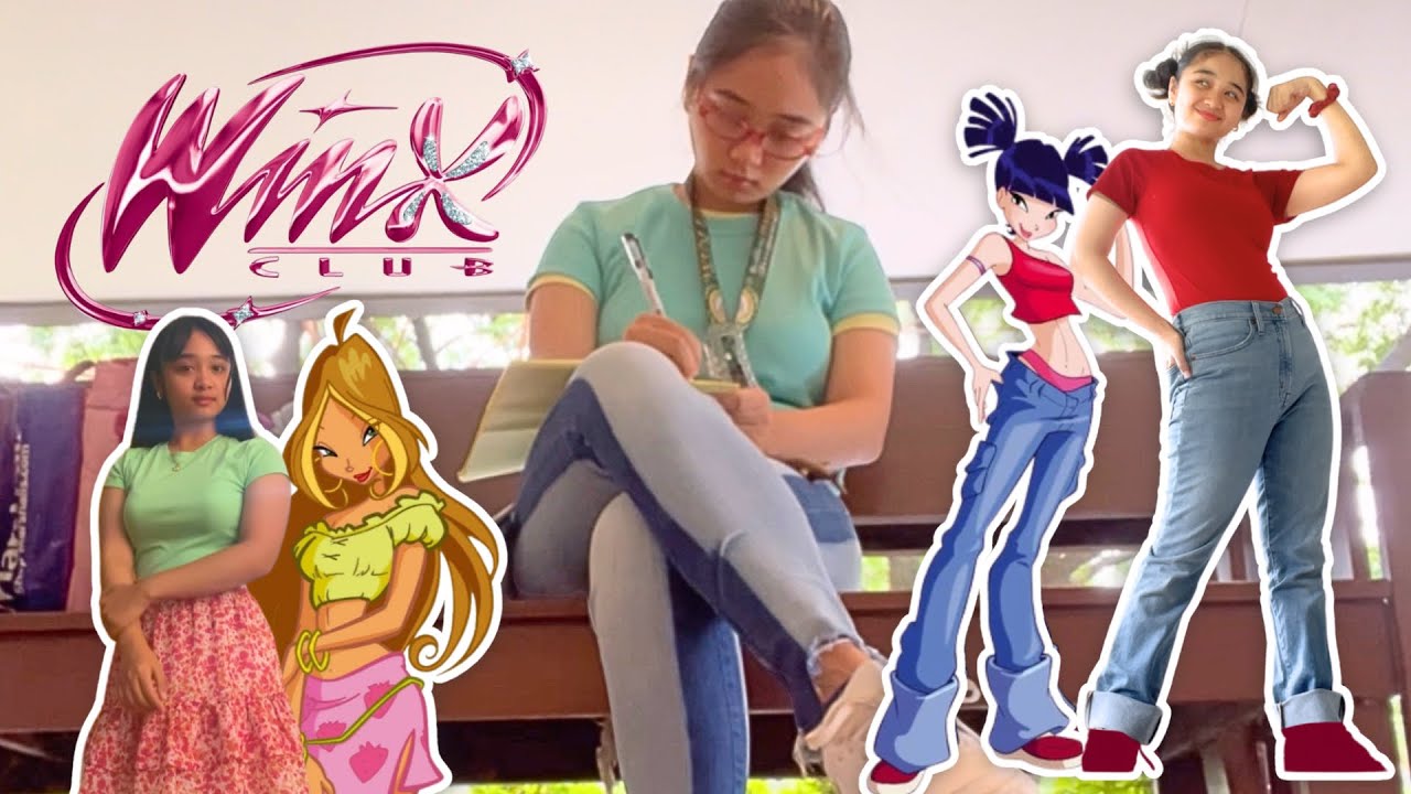 i dressed as WINX CLUB for a week in college (outfits & studying)