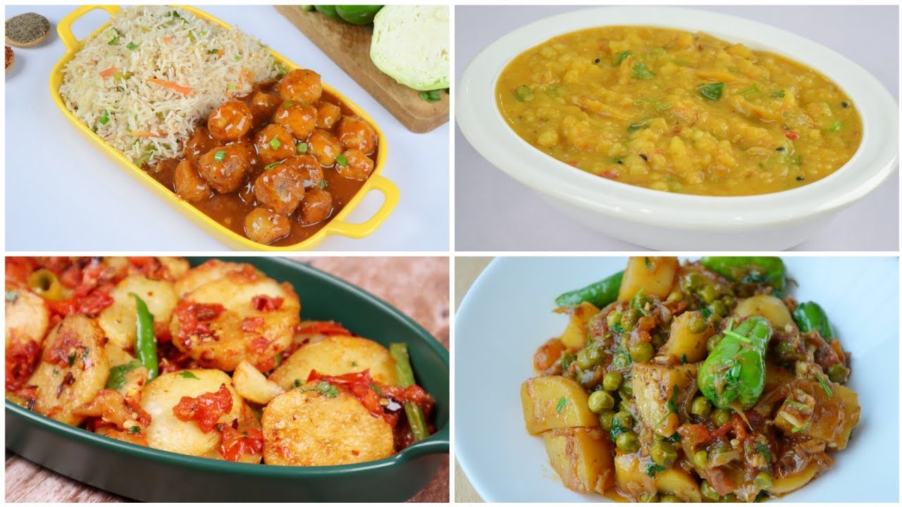 Top 6 Veg Recipes ❗ Best Recipes For Vegetarian by (YES I CAN COOK)