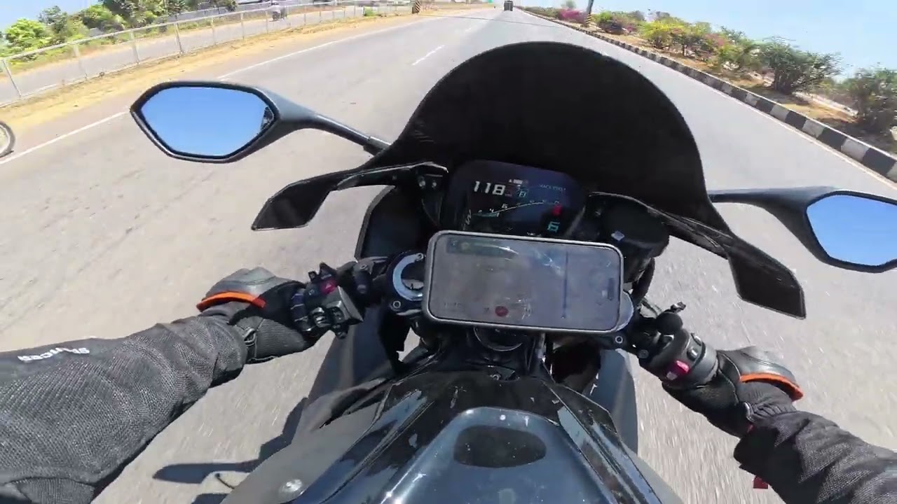 12Feb2026 - BMW S1K Bangalore Biker - DavengereRide - Return - 2 - Towards Chitradurga