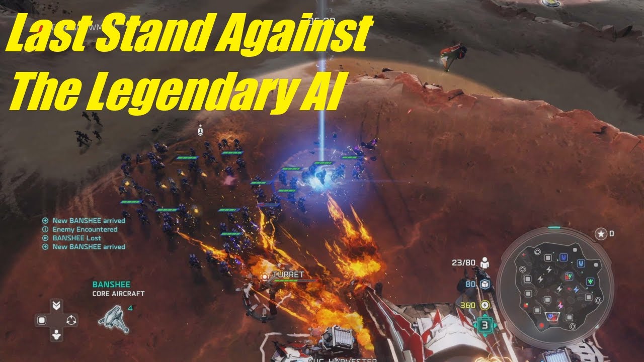 Halo Wars 2 1v3 Against Random Legendary AI
