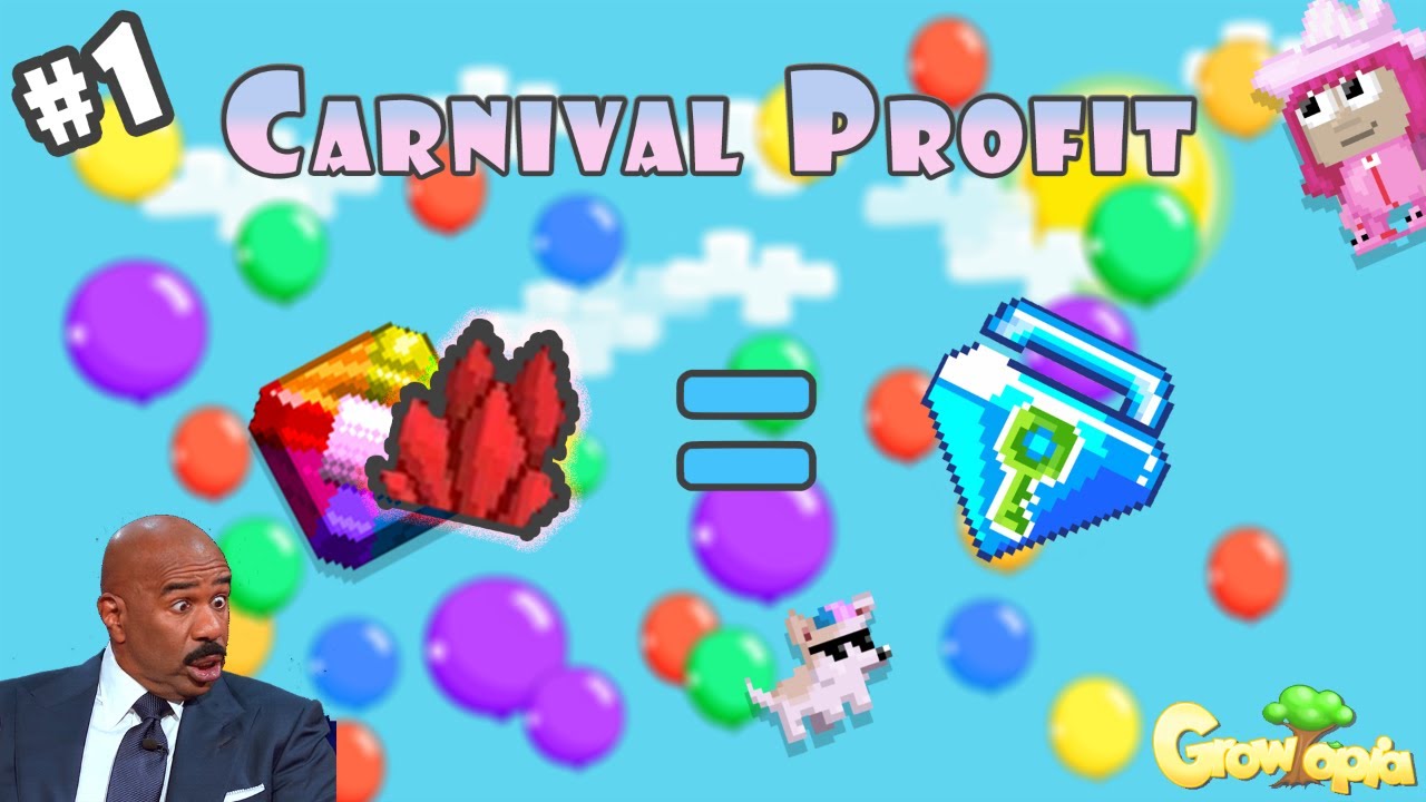 Growtopia Carnival Profit | Shatter Crystal (Part 1)