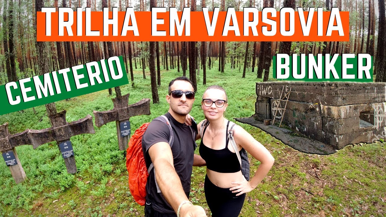 Trilha em VARSÓVIA - POLÔNIA | BUNKER e Cemitério da 2ª GUERRA MUNDIAL