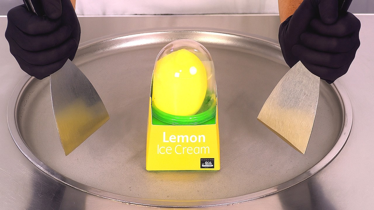 Propitious Lemon Ice Cream Rolls You Have To See! 🍋 ASMR