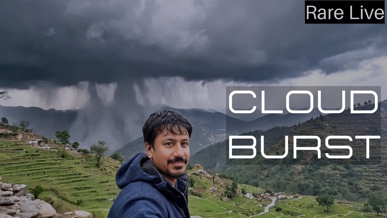 Live Cloudburst  - Cloud bursting real video #cloudburst  - Wild Wild Planet
