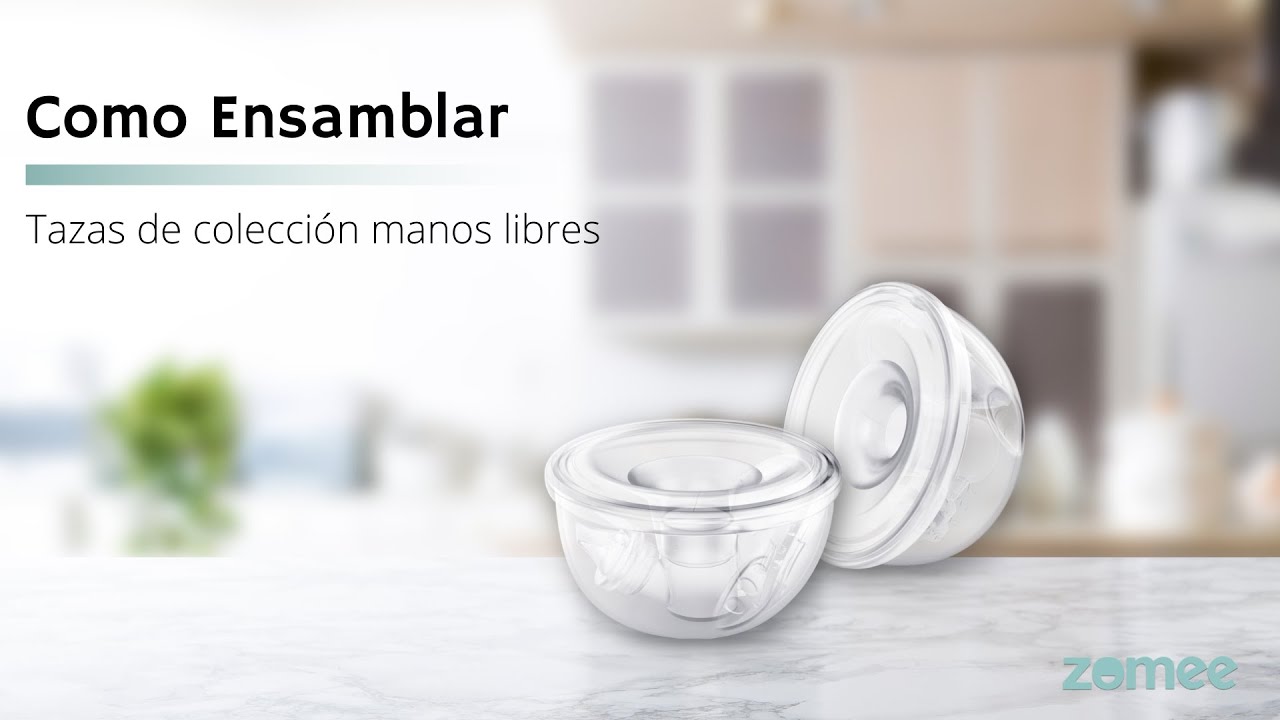 Cómo ensamblar vasos de recolección de manos libres (How to assemble hands-free collection cups)