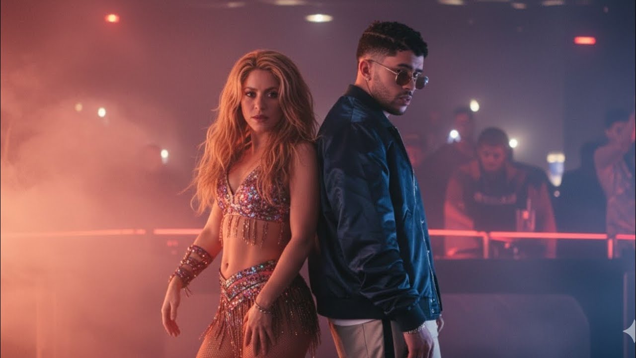 Bad Bunny x Shakira-Bajo La Luna – Latin Pop x Reggaeton Duet | Midnight Dance Vibes