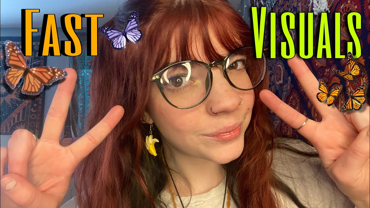 ASMR fast and aggressive visuals & hand sounds | beating you up 😤🤍