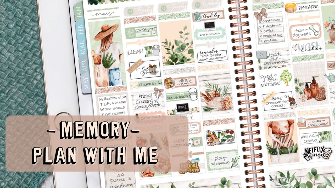 DIGITAL PLAN WITH ME || Memory Planning May 11 - 17