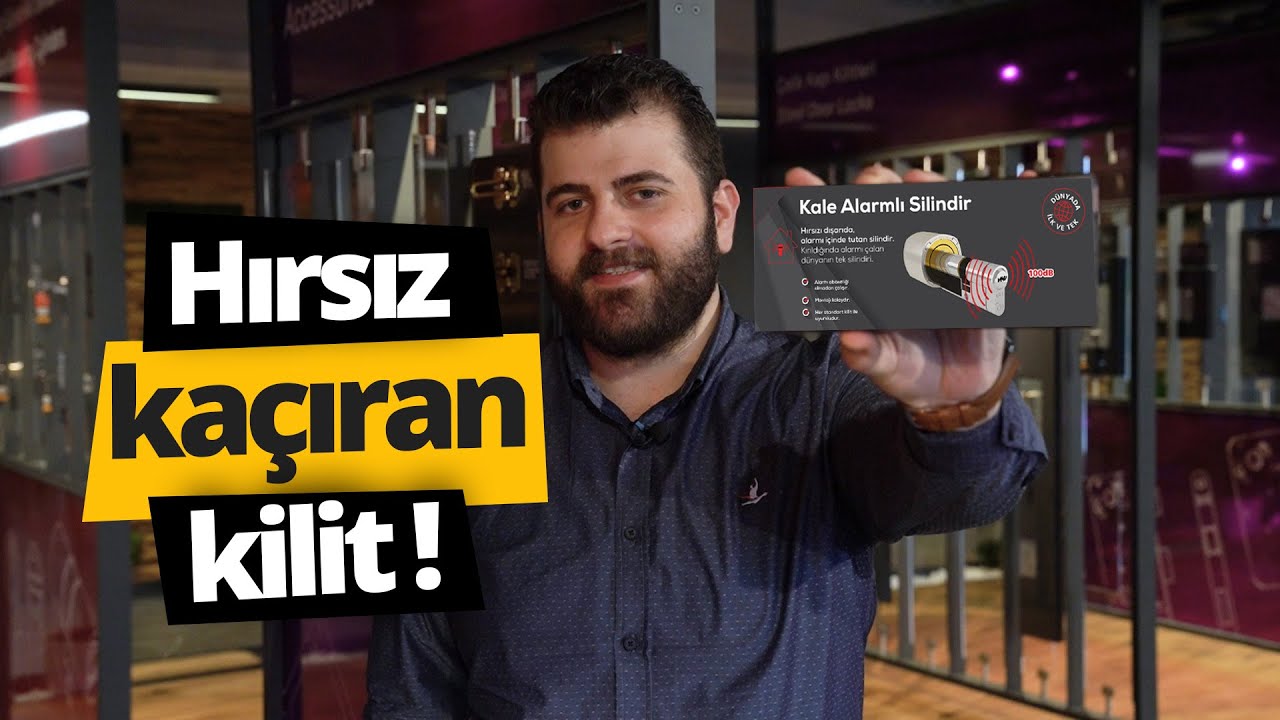 Hırsızları Uzak Tutan Teknoloji! Kale Alarmlı Silindir