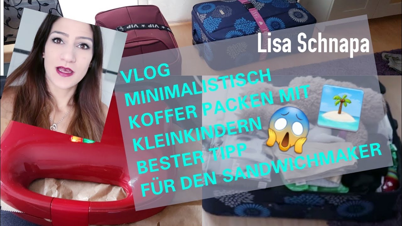 Minimalistisch Koffer packen mit kleinkindern in den Urlaub fliegen | 2 koffer für 4 Personen | #39