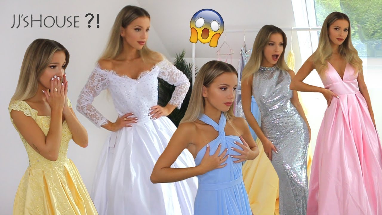 Обзор JJSHOUSE! Примерка выпускных и свадебных платьев! ... Боже мой!!!