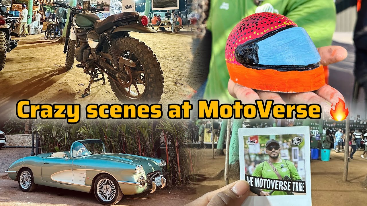 Crazy reaction on my PINK classic 😂 Day 3 at MotoVerse #royalenfield 
