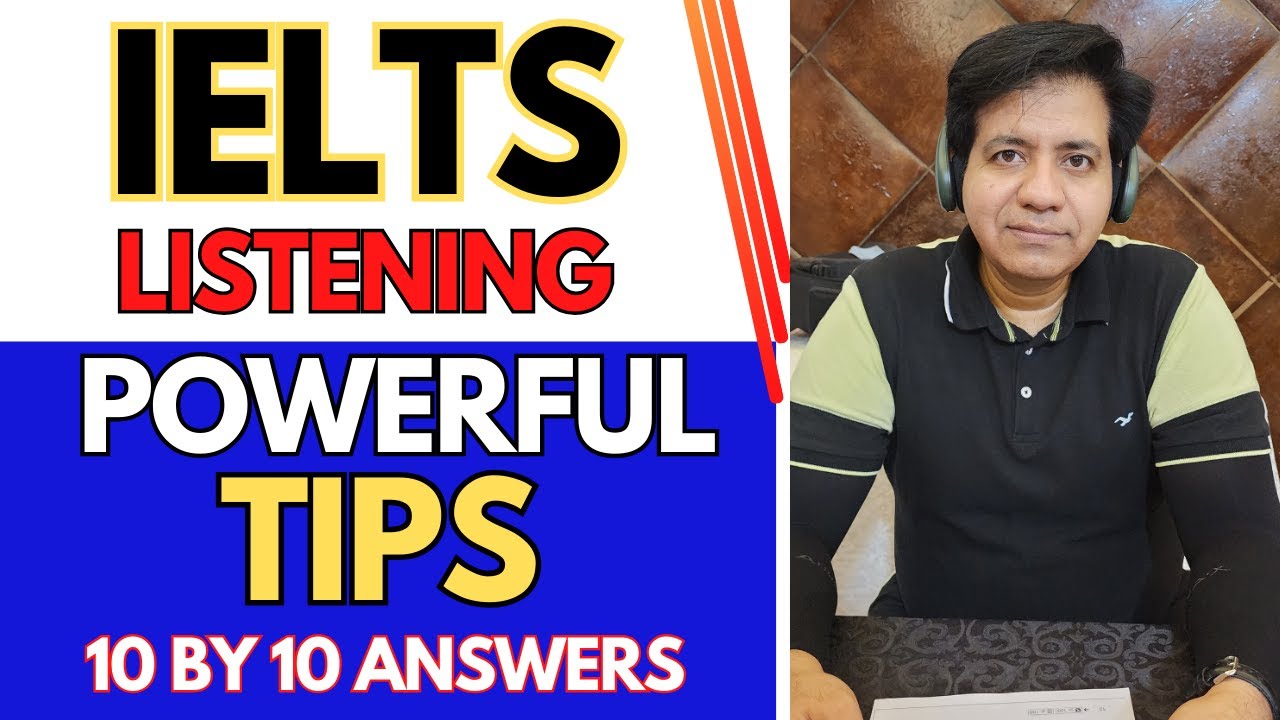IELTS Listening Powerful Tips 10 BY 10 Answers By Asad Yaqub
