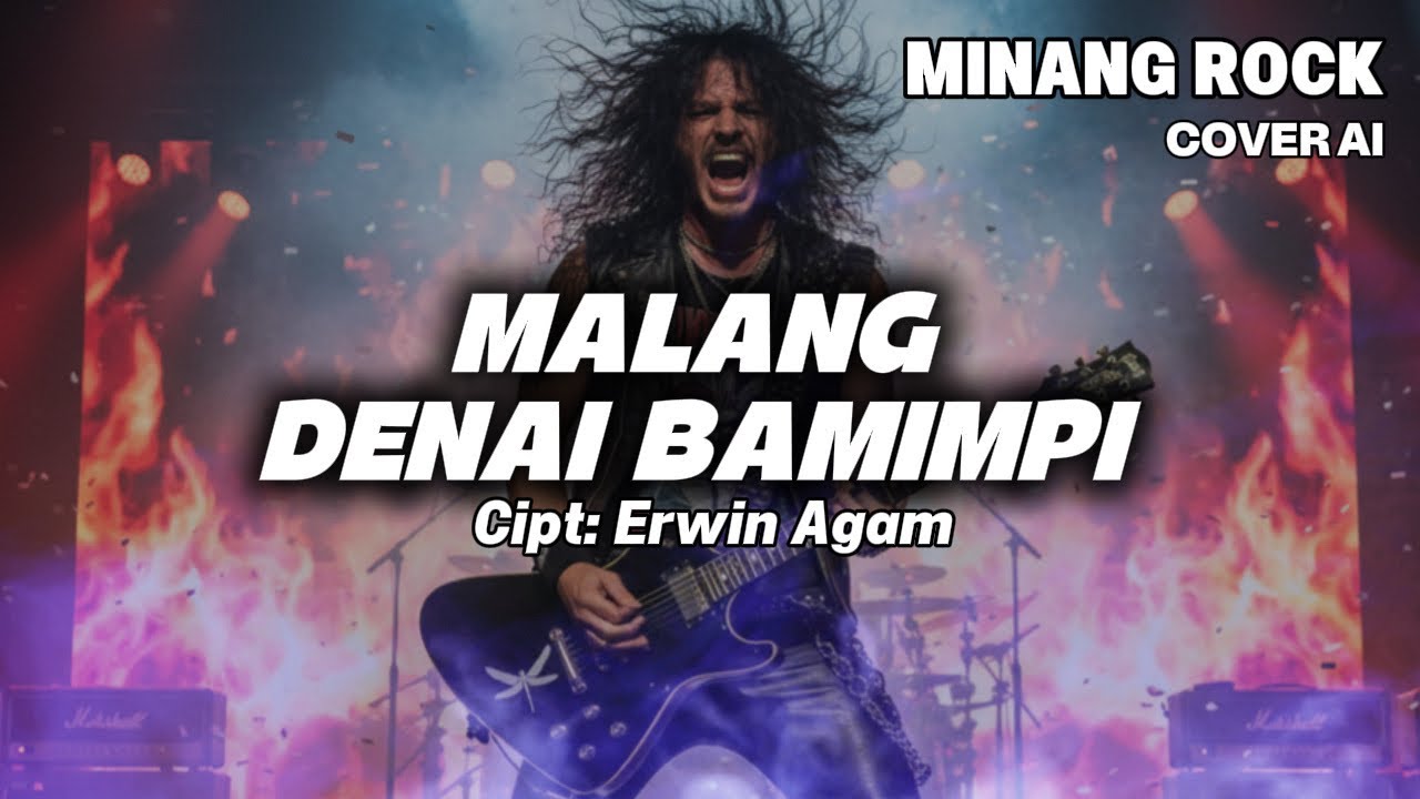 MALANG DENAI BAMIMPI [COVER MINANG ROCK AI]