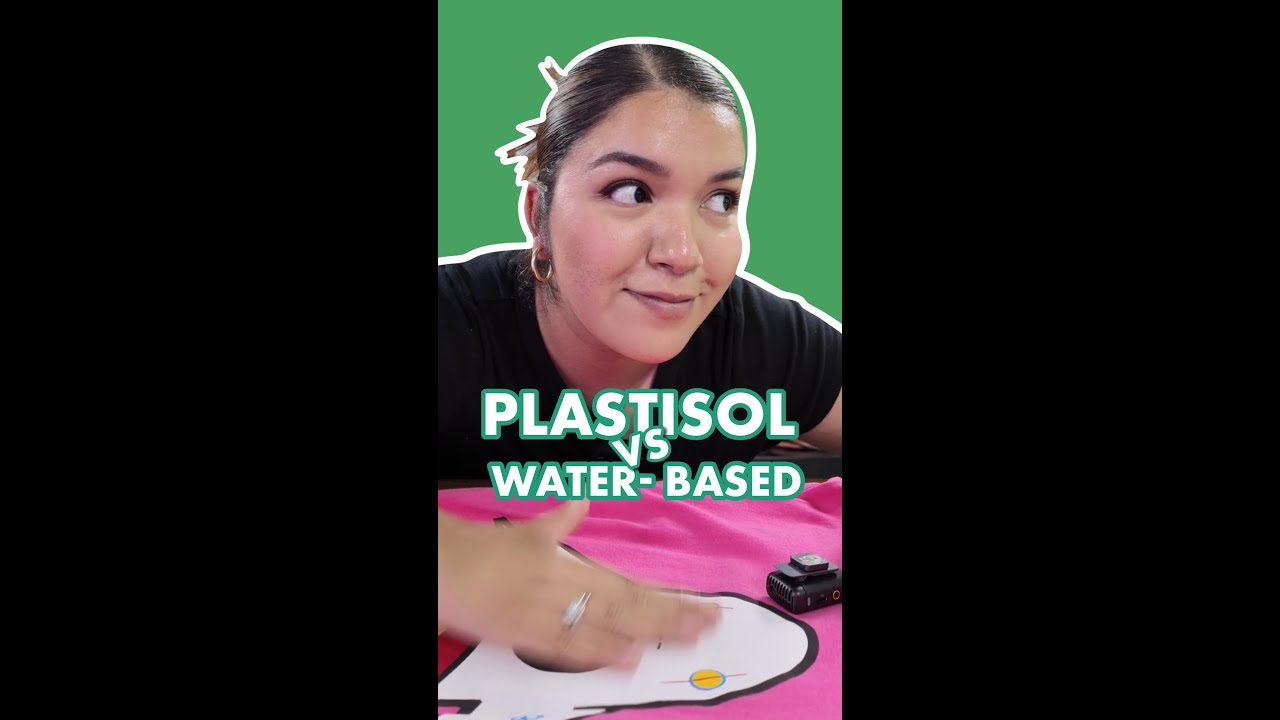 Plastisol 👕  Vs. Water-based Ink💧 | Print Renegades