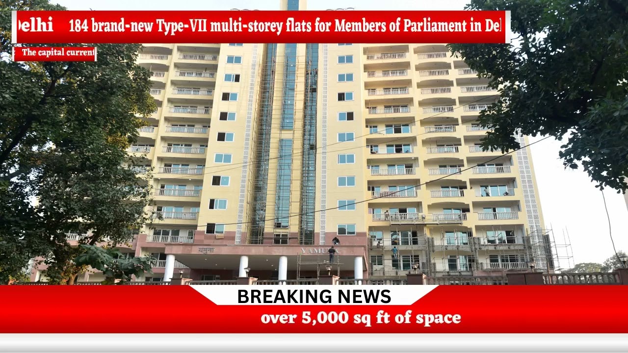 PM Modi Inaugurates 184 Modern Flats for MPs in Delhi | Eco-Friendly & Spacious Residences