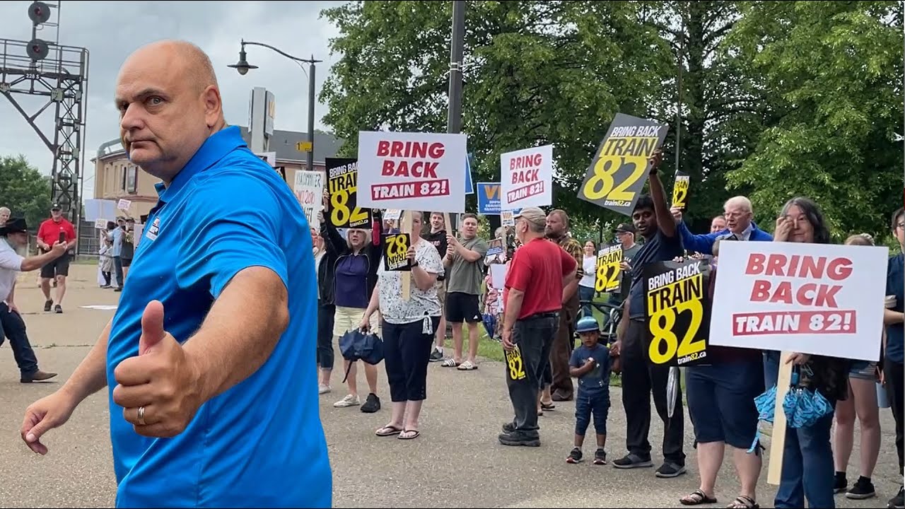 VIA Rail Must Bring Back Train 82 - Brantford Commuters Deserve This Service - MP Brock's Rally