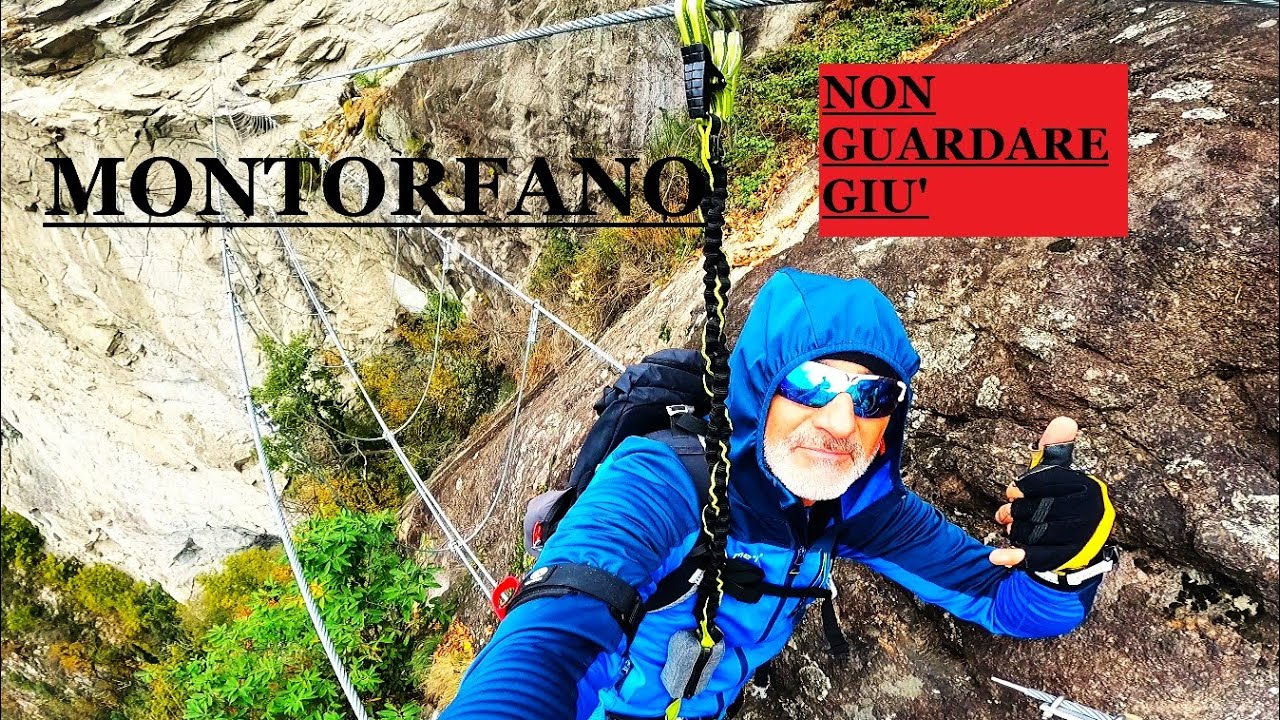 FERRATA MONTORFANO - CORTA MA CON ADRENALINA🧗🤙🤙