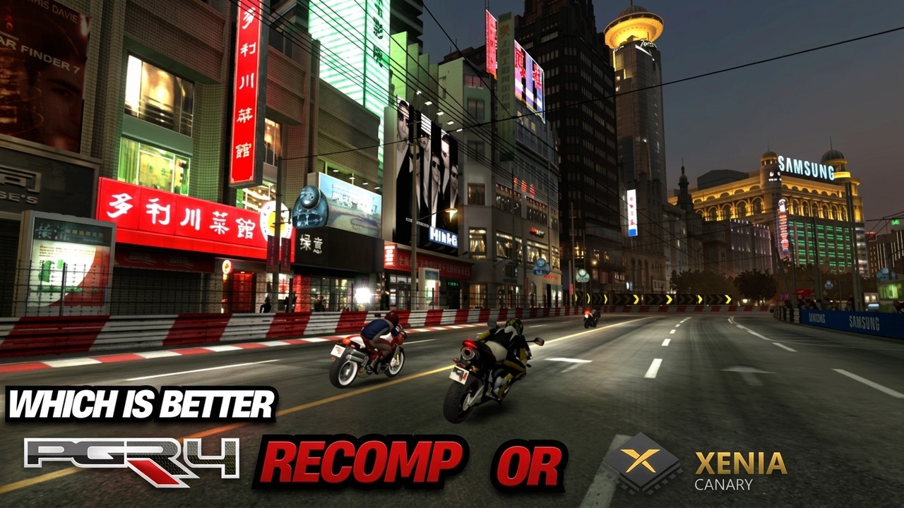 Is Recomp Better Than Xenia for PGR4? Let's Find Out