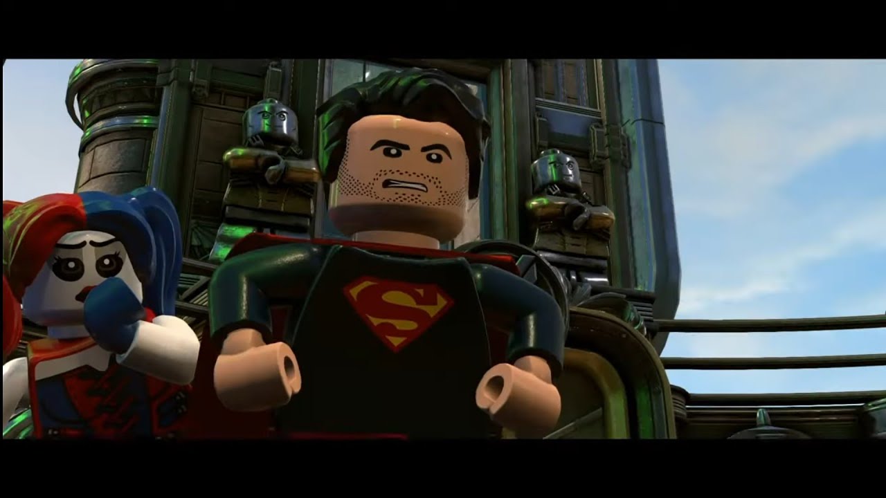 Superman and Lois cutscenes in Lego DC Supervillians!