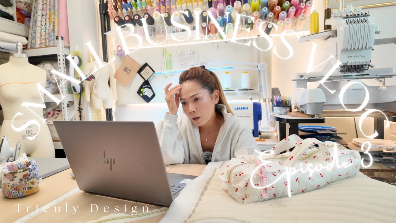 sewing new product • custom embroidered quilted hair tool bag