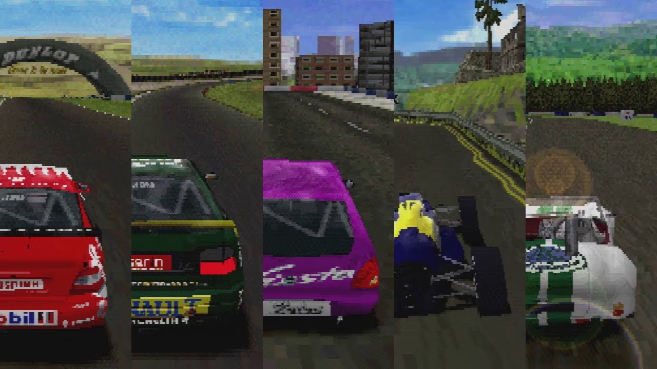 Every track in TOCA 2: Touring Cars (PS1)