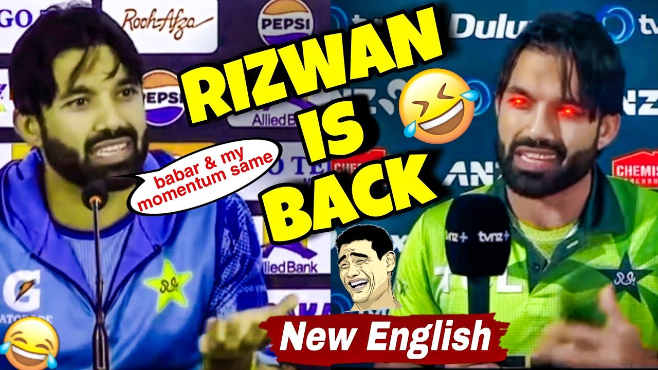🤣MOHAMMAD RIZWAN IS BACK WITH NEW FUNNY ENGLISH AGAIN😆 | PAKISTAN CRICKET TEAM FUNNY ENGLISH