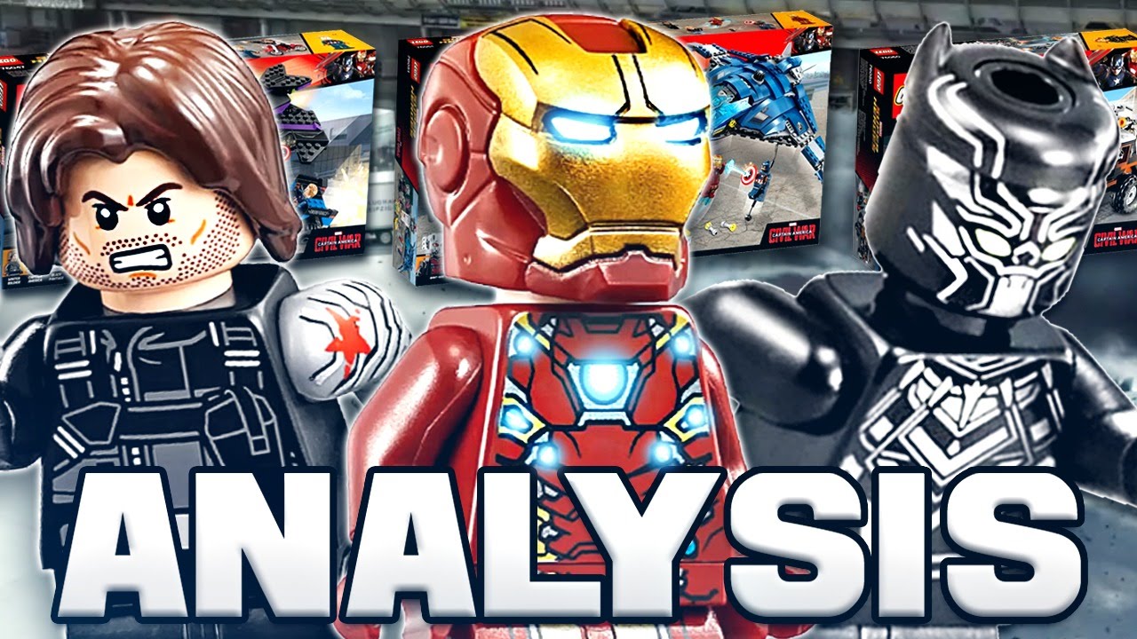 LEGO Marvel : 2016 CAPTAIN AMERICA CIVIL WAR - FULL ANALYSIS!