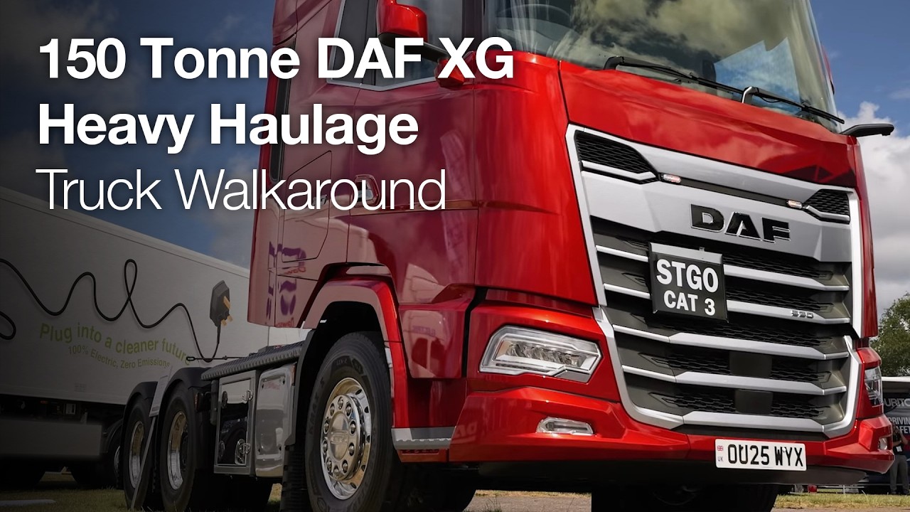 150 Tonne DAF XG Heavy Haulage Truck Walkaround