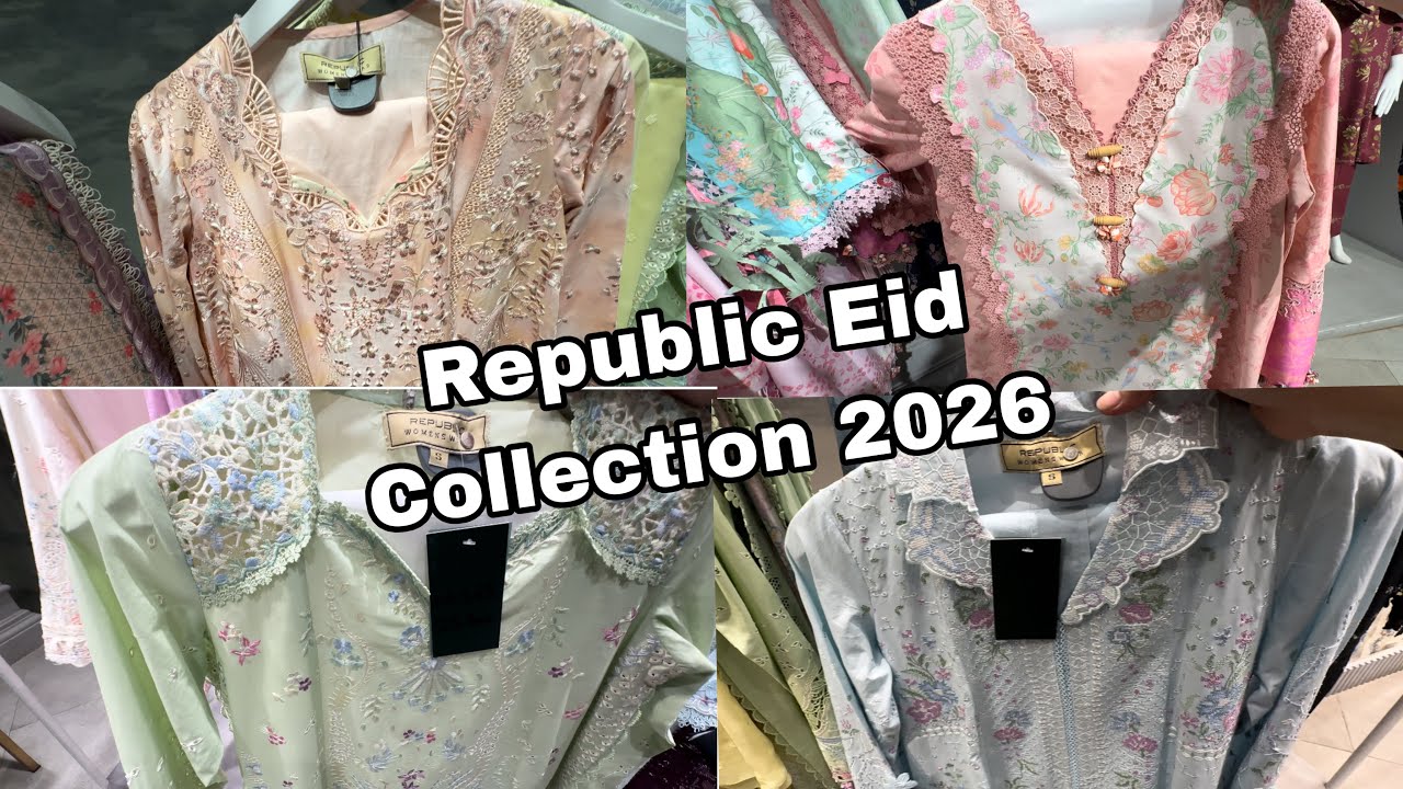 Republic Stitched And Unstitched Eid Collection | Repulbic Eid Sale | FGL