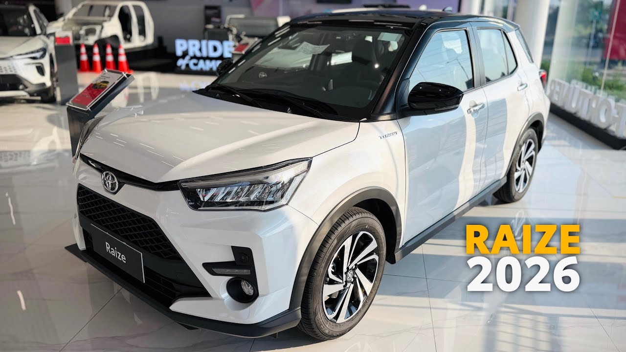 Toyota Raize 2026 - SUV Engine 1.0L 3 Cylinder Turbo Gasoline 