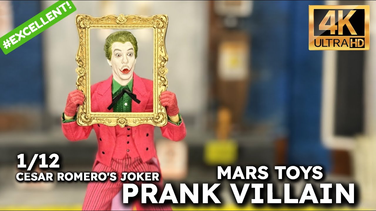 Mars Toys Prank Villain Cesar Romero Joker 1/12 action figure Unboxing & REVIEW 