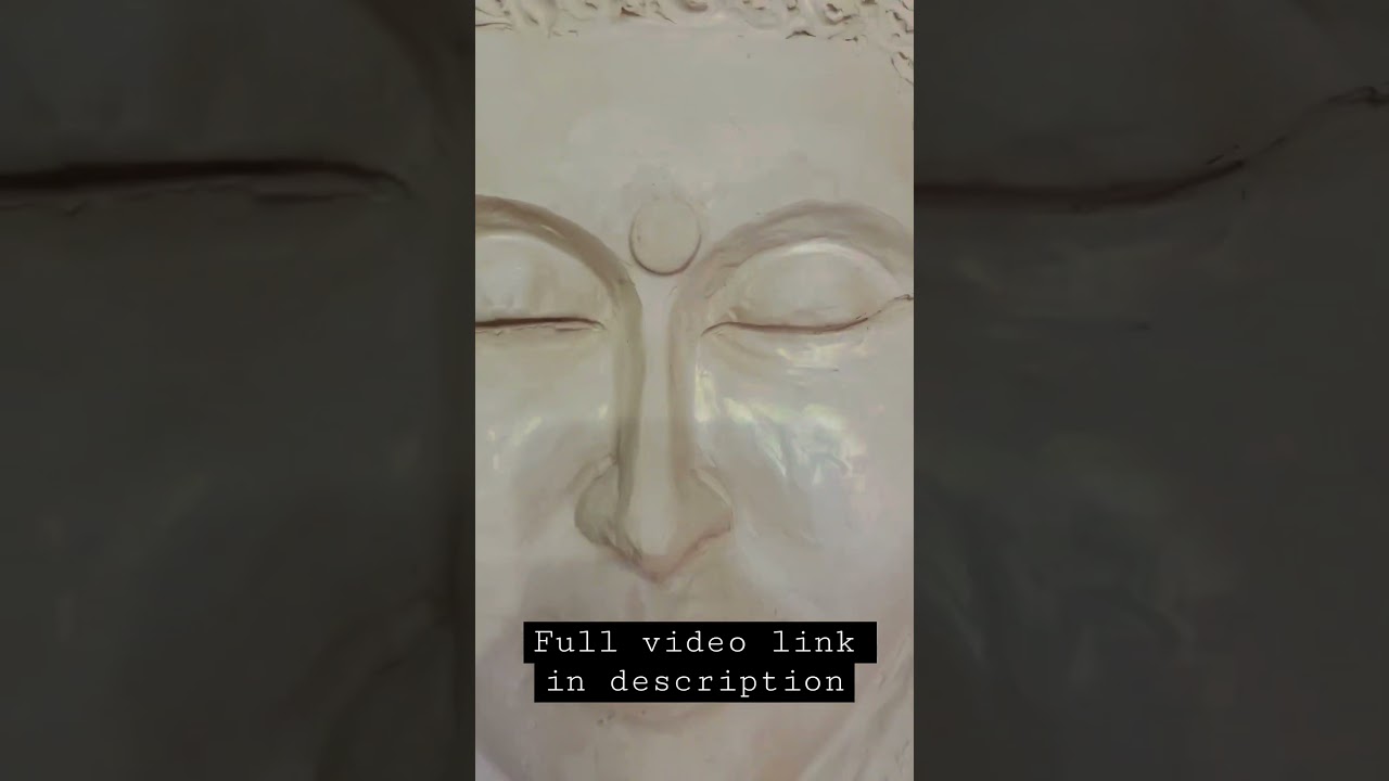 Buddha face mural #craftartchisel #youtubeshorts #shortsvideo #shorts #buddha #mural #clay