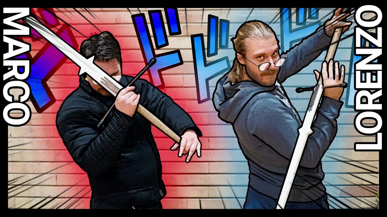 Two Handed Sword (Spadone) - HEMA sparring - Marco VS Lorenzo