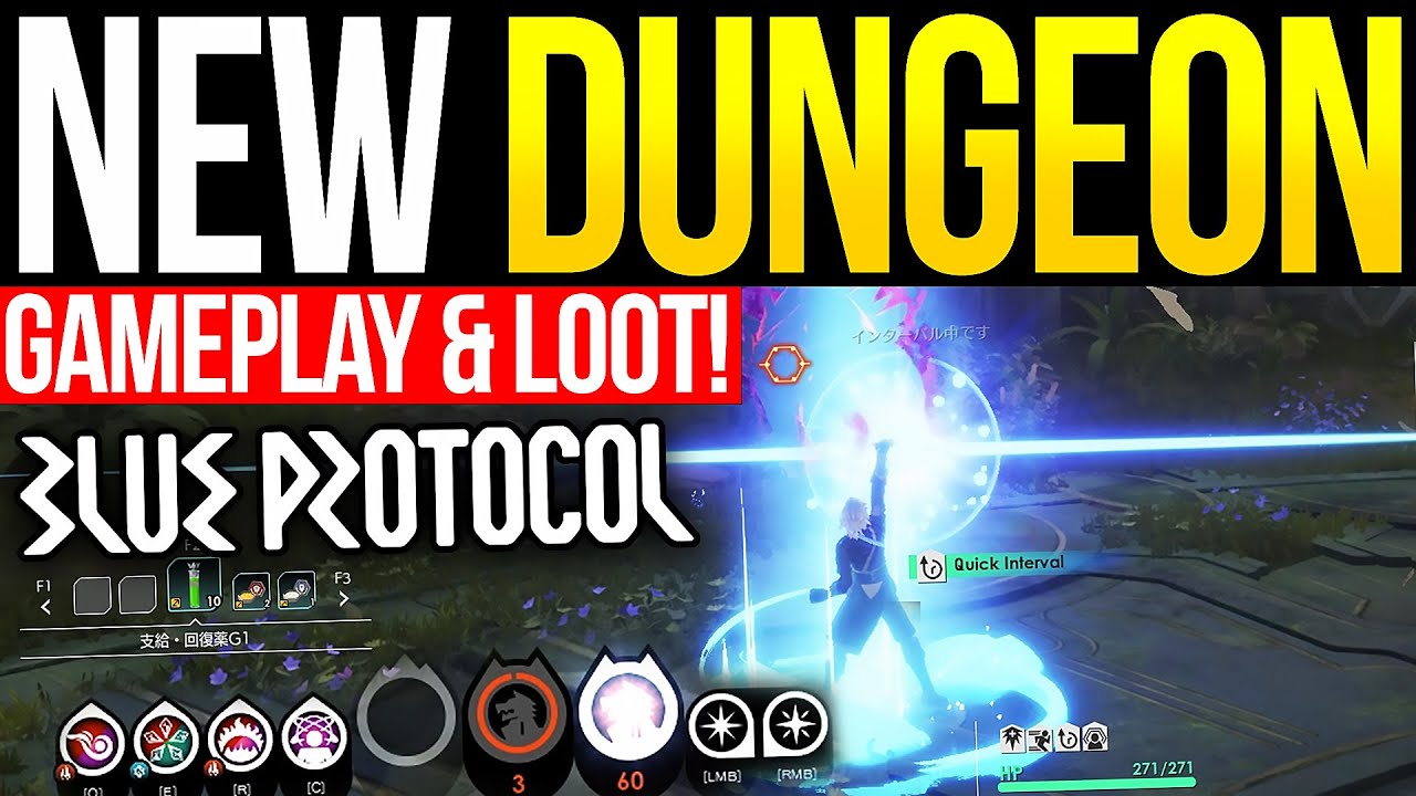 Blue Protocol - NEW DUNGEON! Mage Gameplay!