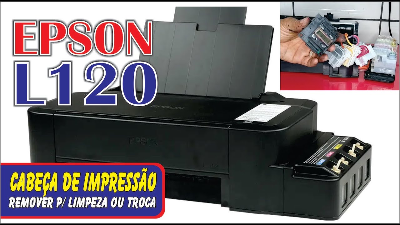 EPSON L120 como remover cabeçote, para limpeza ou troca