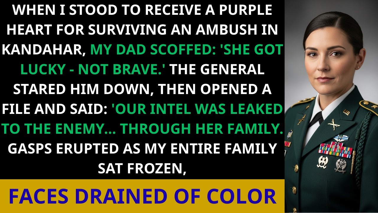 “At My Purple Heart Ceremony, My Own Family Ridiculed Me—Until the Shocking Truth Came Out ”