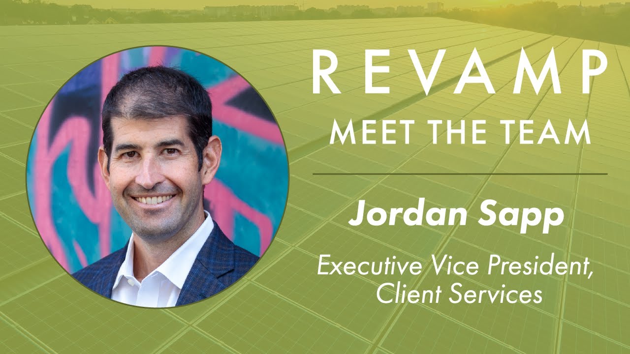 Revamp: Meet the Team - Jordan Sapp, EVP, Client Services