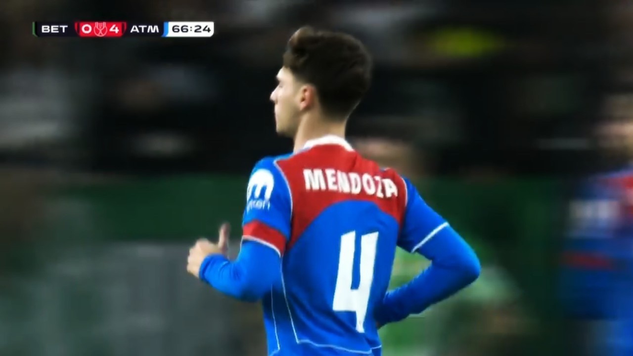 Debut de Rodrigo Mendoza con el Atlético de Madrid