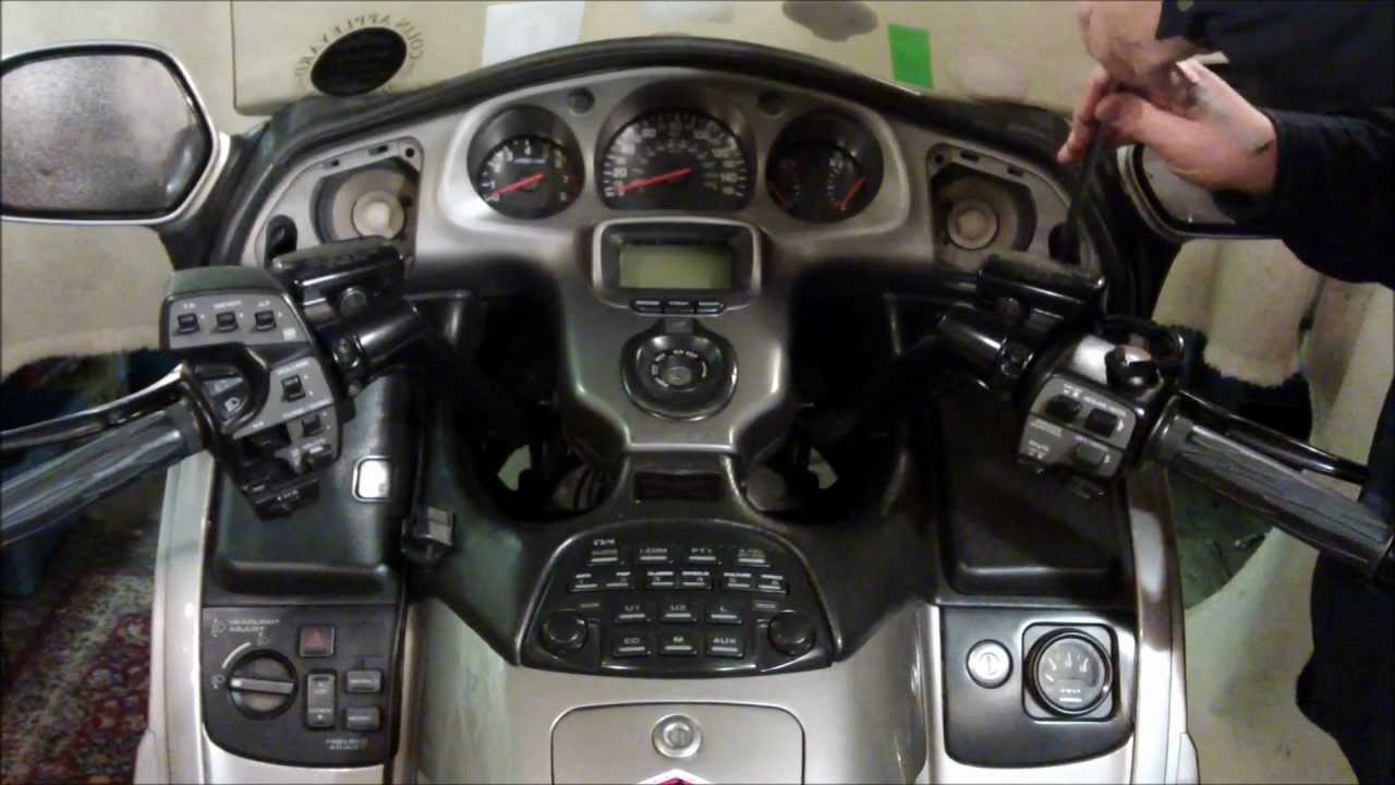 GL1800 GOLDWING 2002 A2 METER PANEL REMOVAL