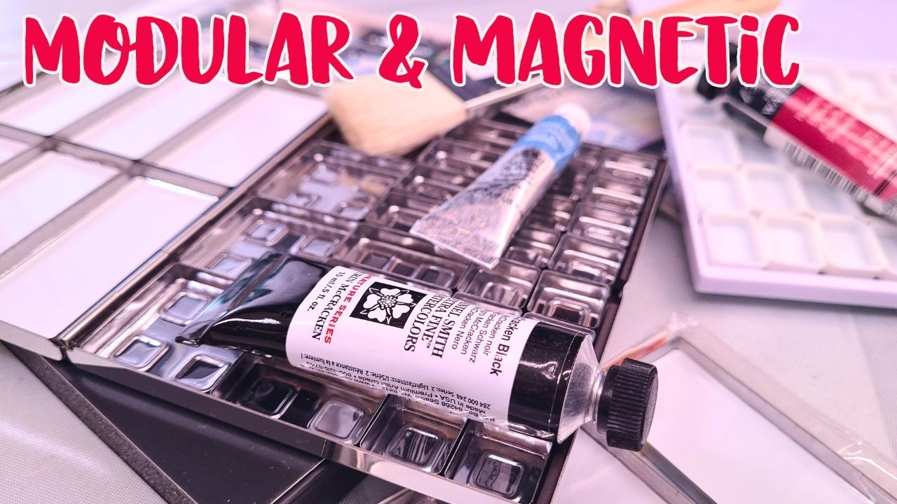 A New Way to Palette Your Paints-Mungyo Compuzzle Palette