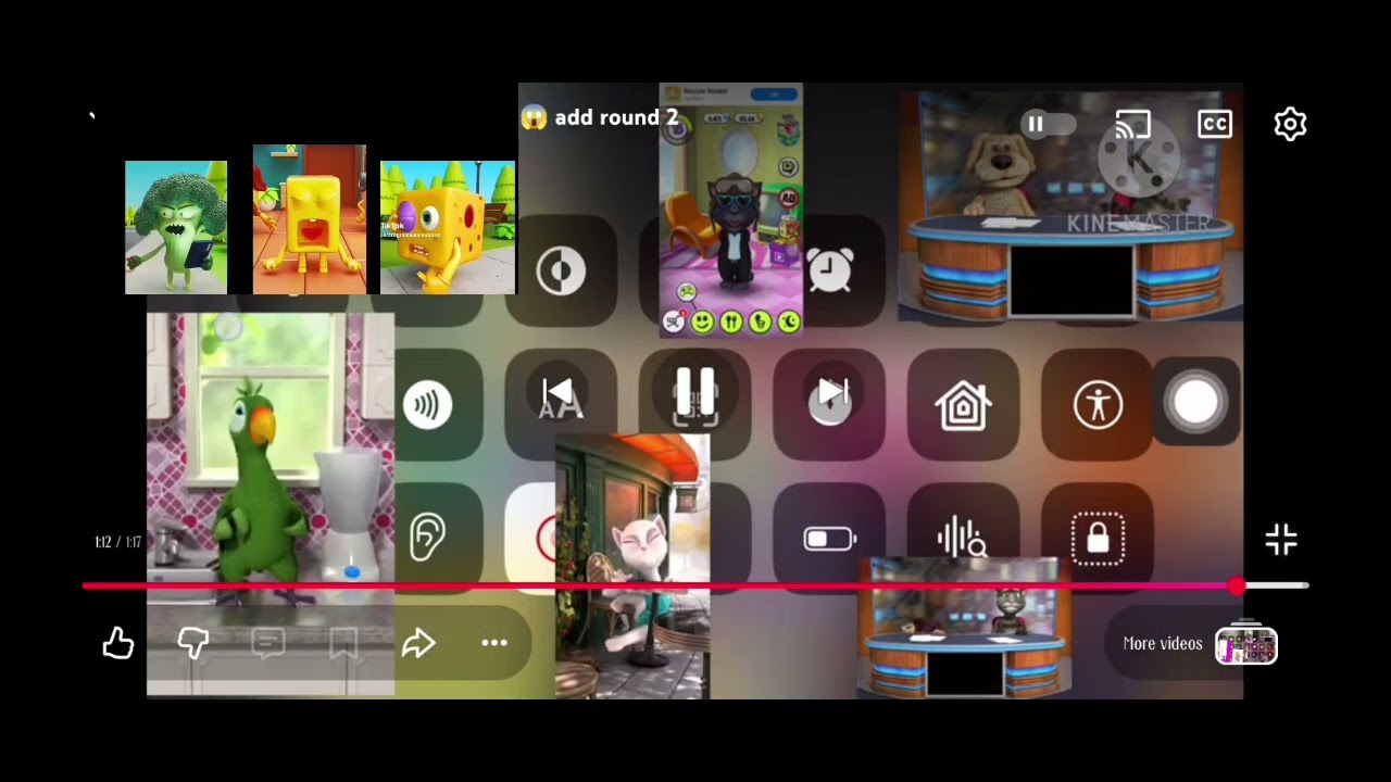 Talking tom pizza tower screaming add round 3