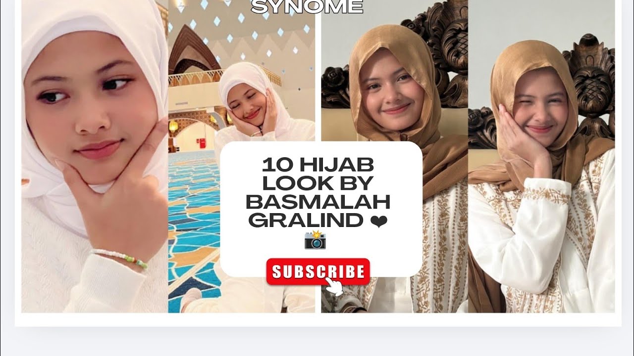 “Pesona Basmalah Gralind: 10 Gaya Hijab Elegan yang Memikat Hati”