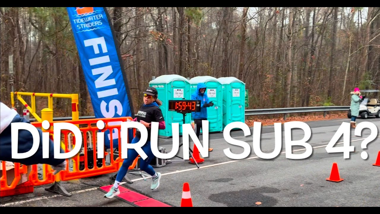 I Fell at the Marathon with Only Meters to Go: My Dismal Swamp Marathon Story