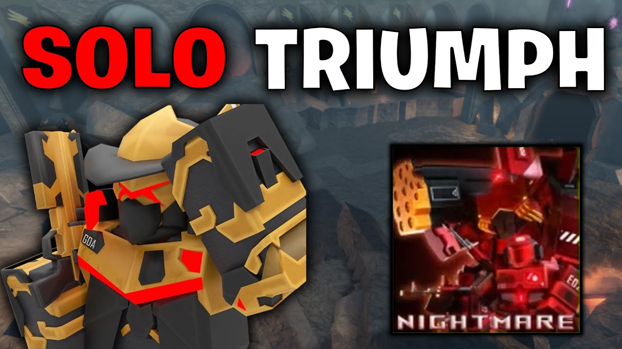 Soloing Nightmare Mode - Roblox Tower Defense X