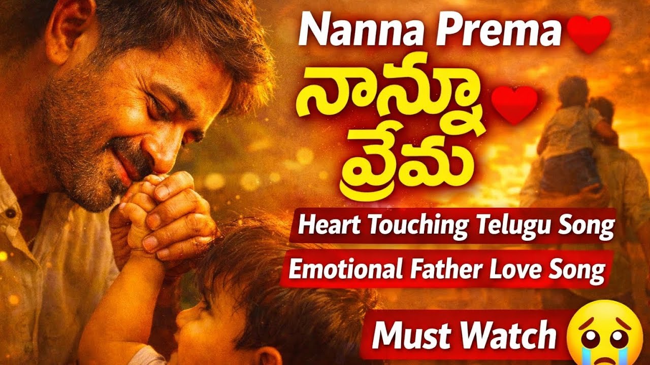 Nanna Prema ❤️ Heart Touching Telugu Song | Emotional Father Love Song | Must Watch”