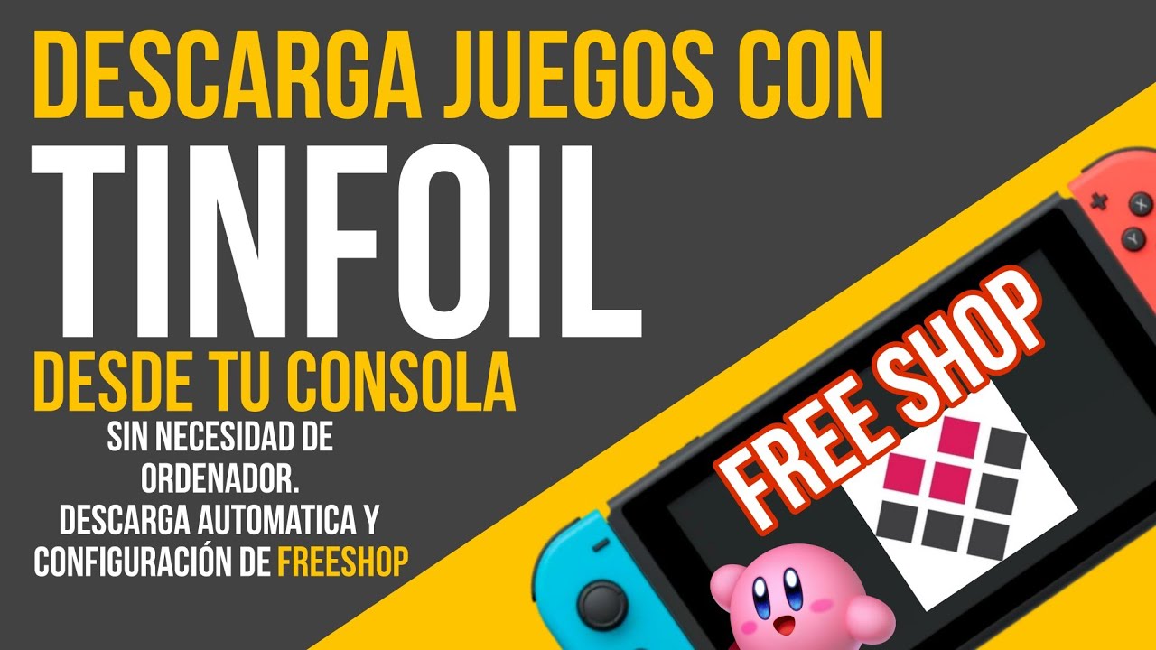 Descargar Juegos con TINFOIL desde la CONSOLA || Freeshop tutorial guia config, instalar LIBERASHOP