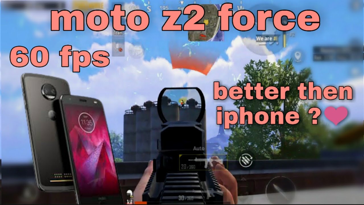 moto z2 force pubg gameplay/ better then iphone❤❤ best gaming mobile ever 😍