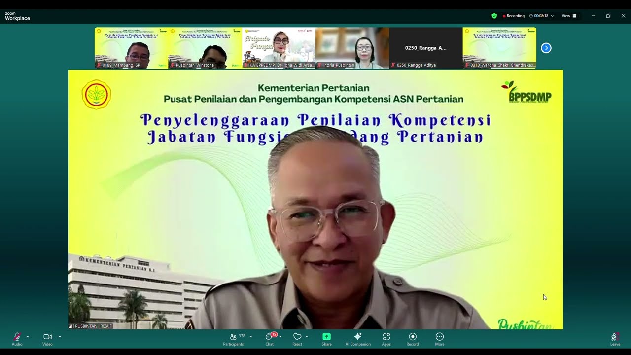 Pembukaan Uji Kompetensi Manajerial dan Sosial Kultural Bidang Pertanian Tahun 2025