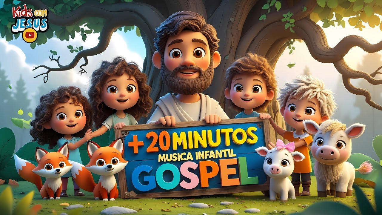 Coletânea Musica Infantil Gospel  |  + 20 Minutos De Músicas e Vídeos Animados